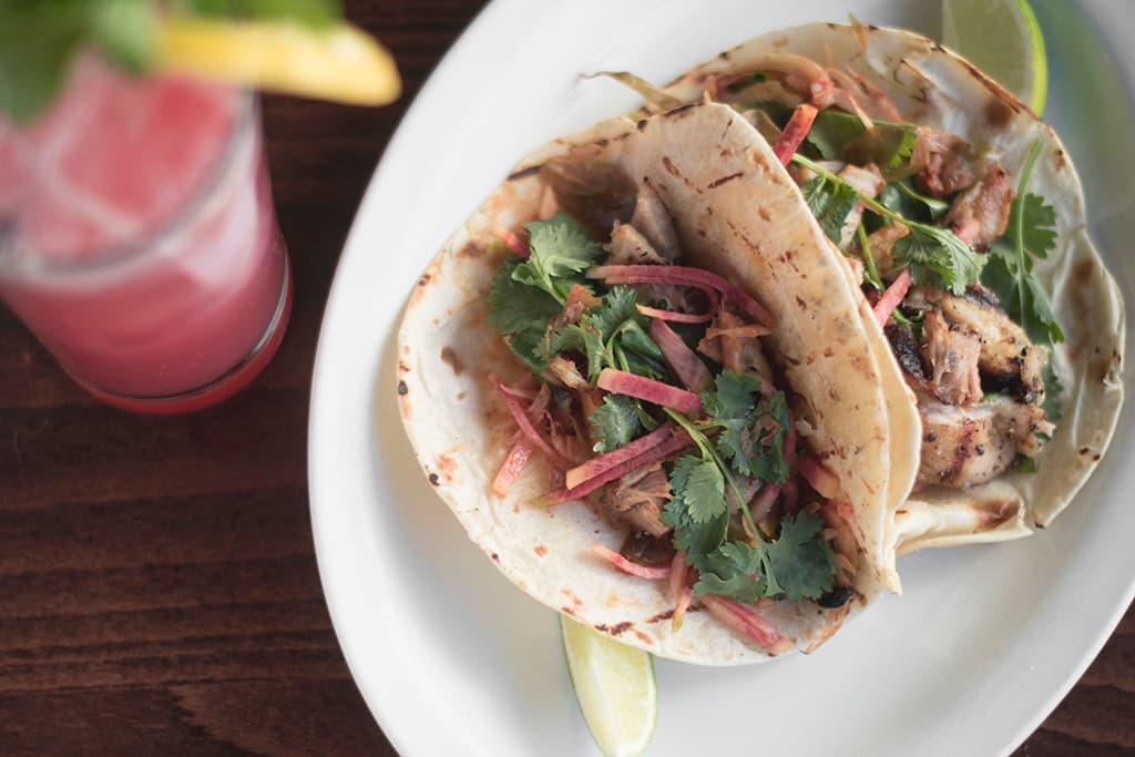 Pork Belly Kimchi Tacos at 47 Scott (Credit: Jackie Tran)