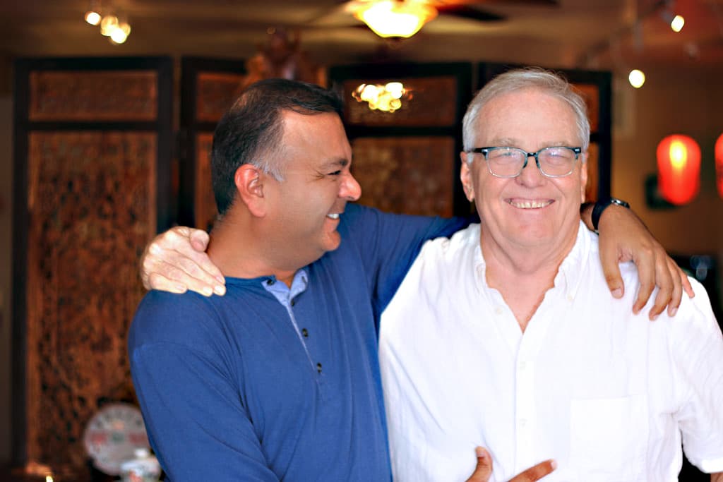Manish Shah & Austin Hodge (Credit: Adam Lehrman)