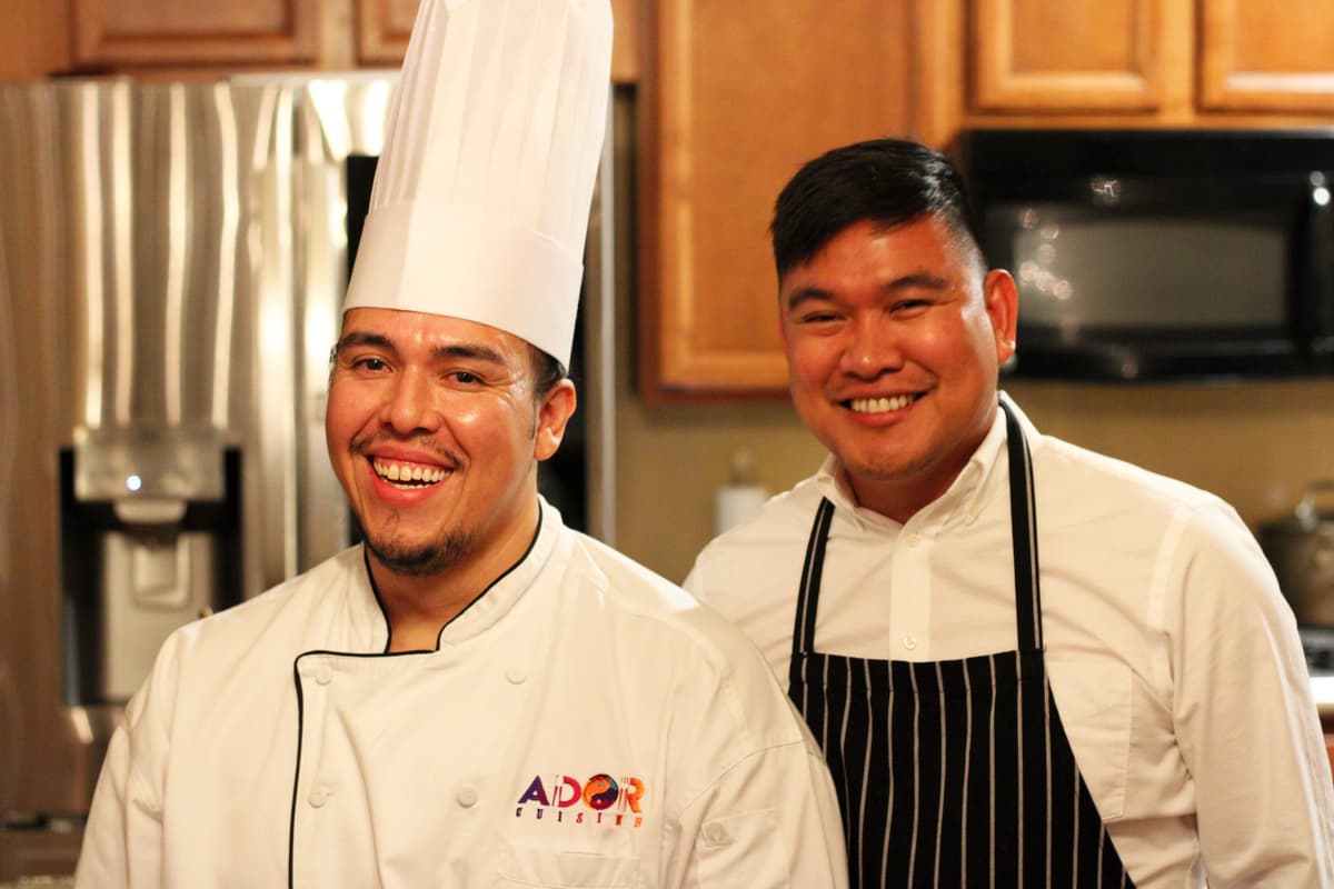 Adrian Ortega and Raymond Felicisimo (Photo by Mark Whittaker)