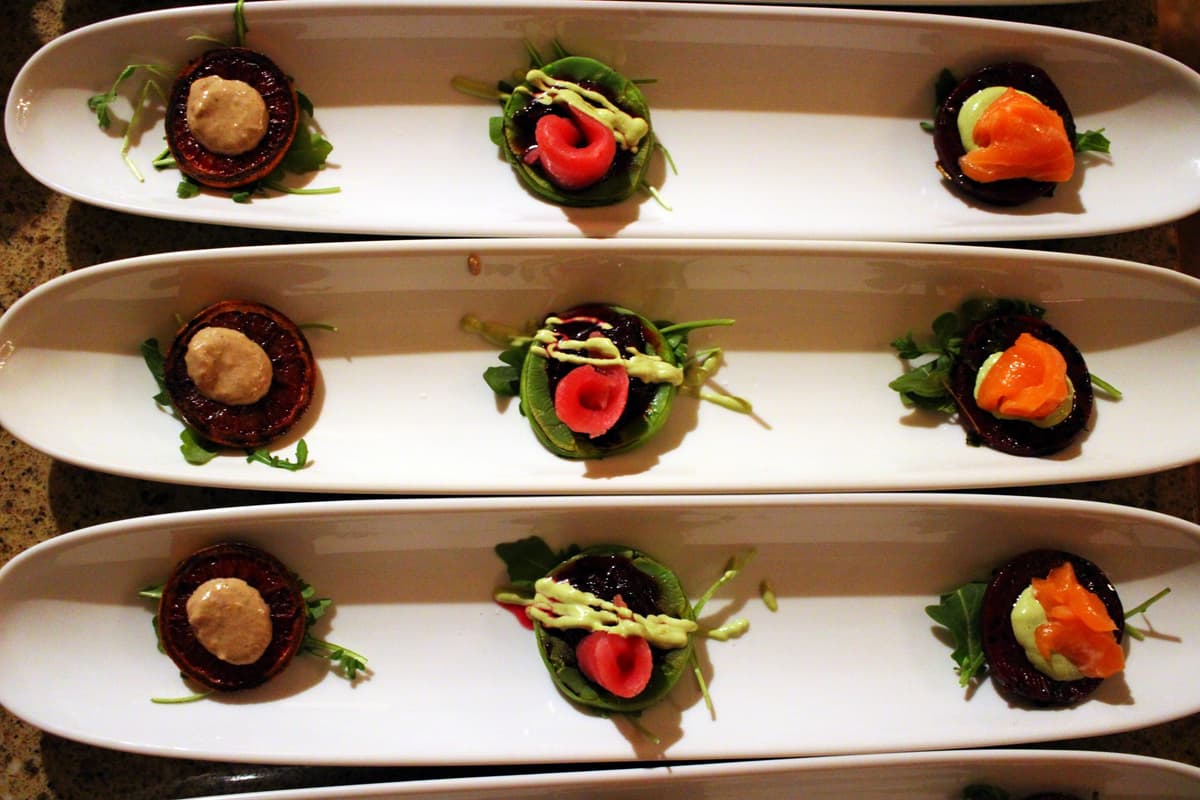 Sashimi Trio by Ador Cuisine (Photo by Mark Whittaker)