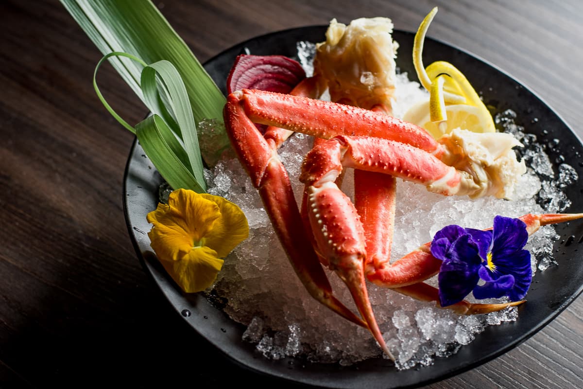 Crab legs at Izumi (Credit: Jackie Tran)