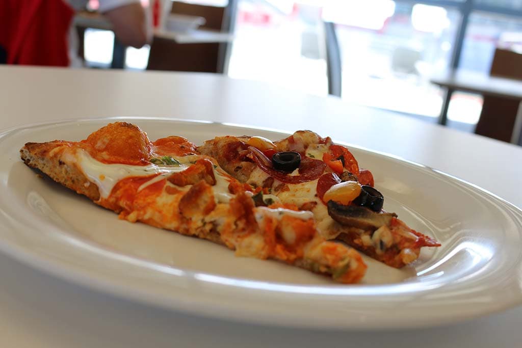 Pizza options at Bear Down Kitchen