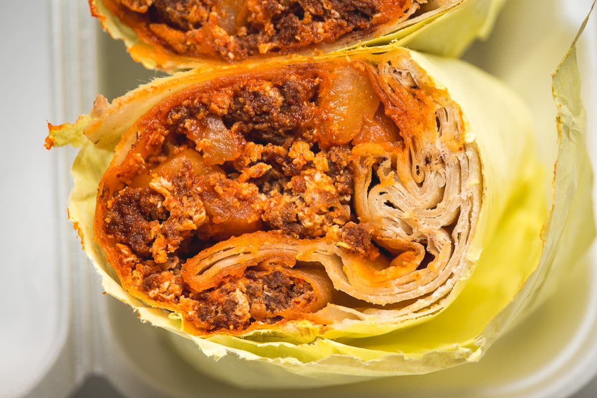 Chorizo, egg, and potato burro from Anita Street Market