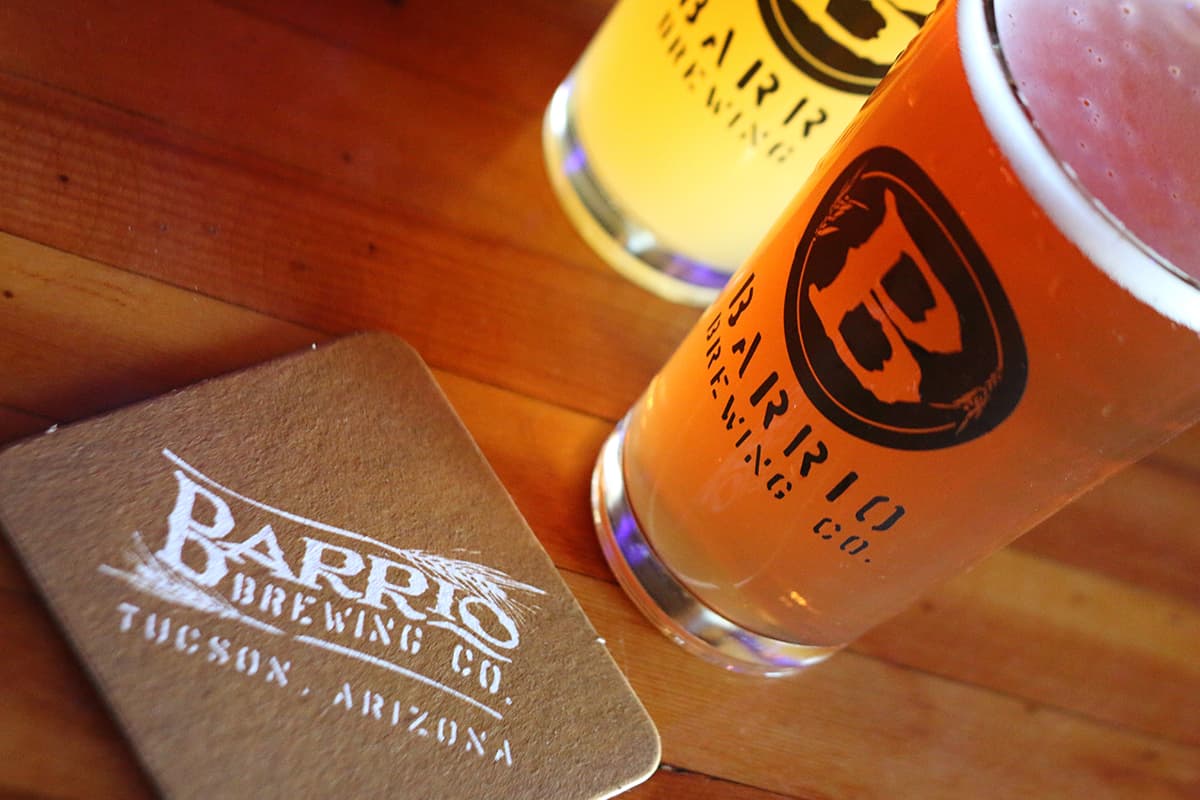 Beer at Barrio Brewing Co. (Credit: Adam Lehrman)