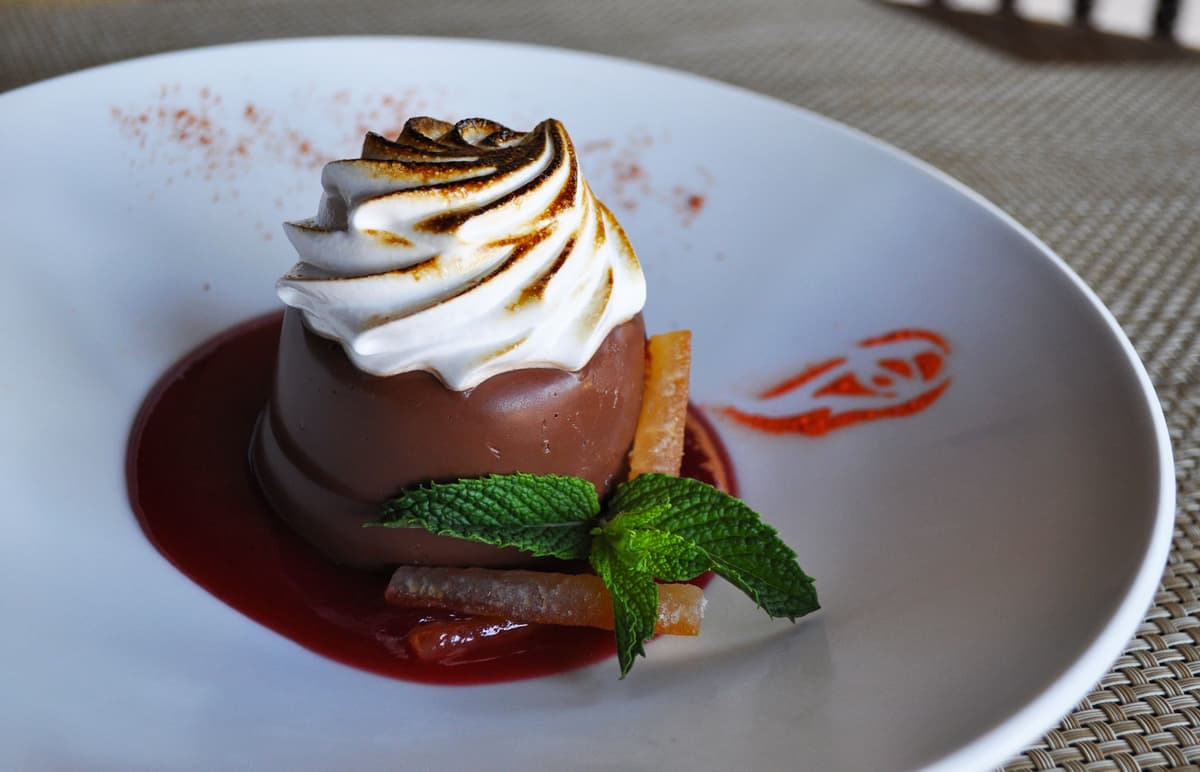 Ancho Chili Chocolate Mousse at Epazote Kitchen & Cocktails