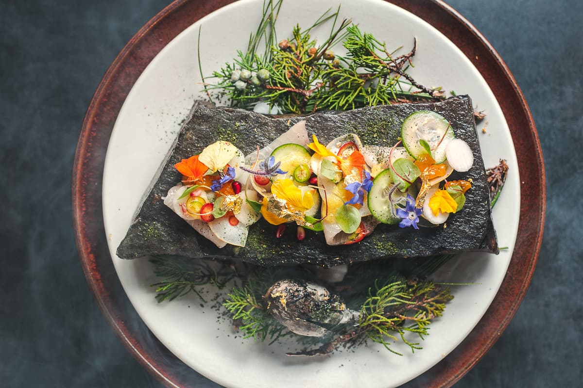 Plate from Kyle Nottingham of Commoner & Co. and Prep & Pastry for the Art of Plating (Credit: Jackie Tran)