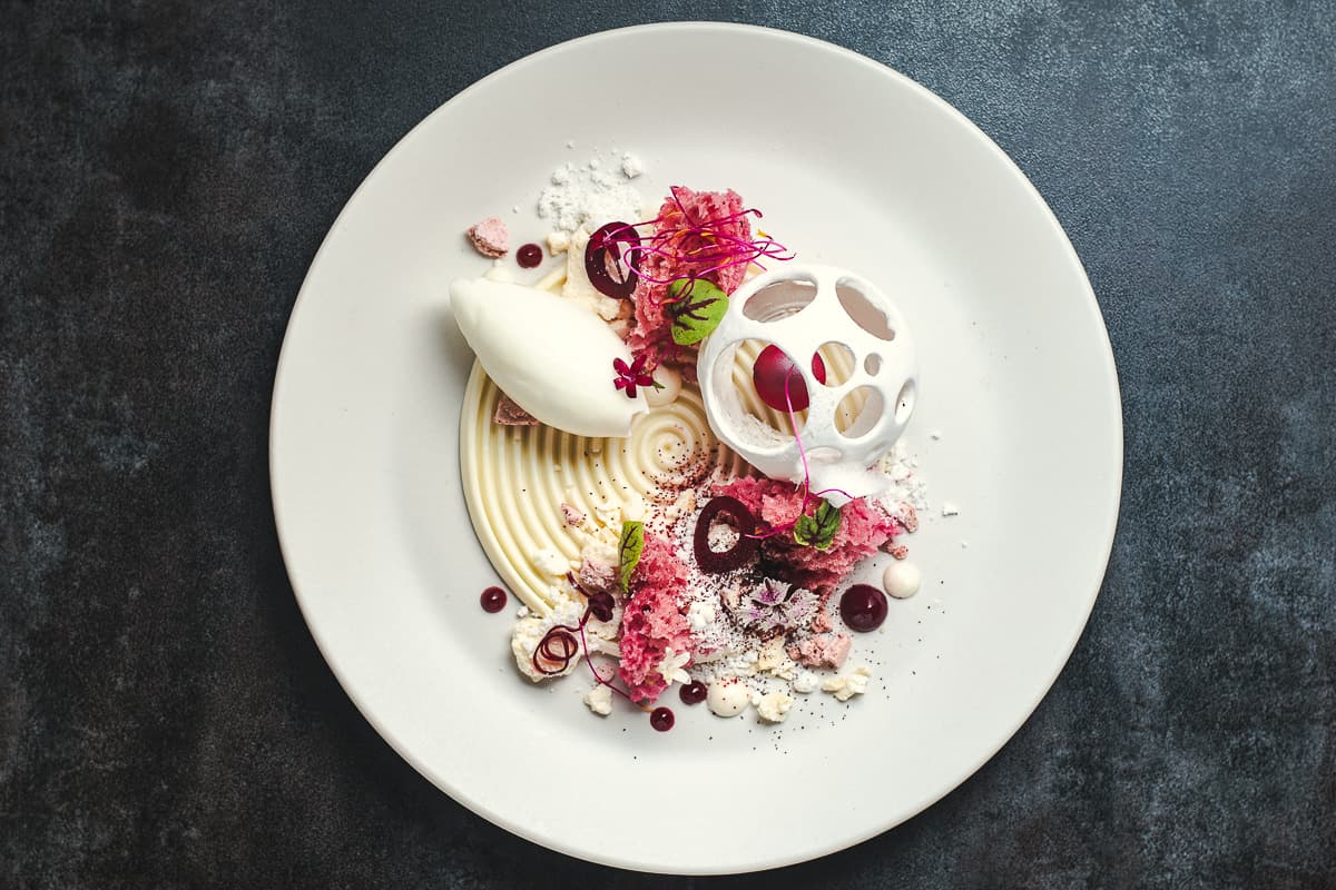 Plate from Ryan Clark and Gina Skelton of PY Steakhouse for the Art of Plating (Credit: Jackie Tran)
