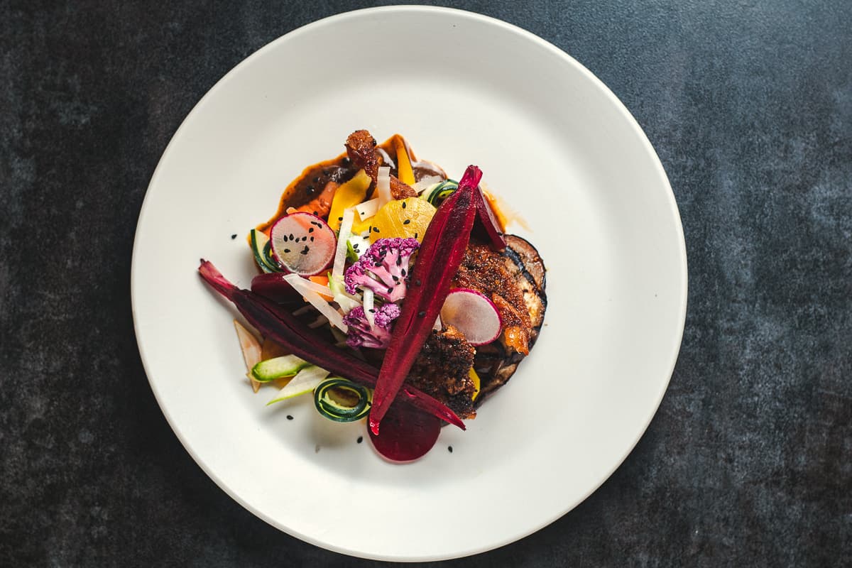 Plate from Adrian Castillo of Cielos at Lodge on the Desert for the Art of Plating (Credit: Jackie Tran)