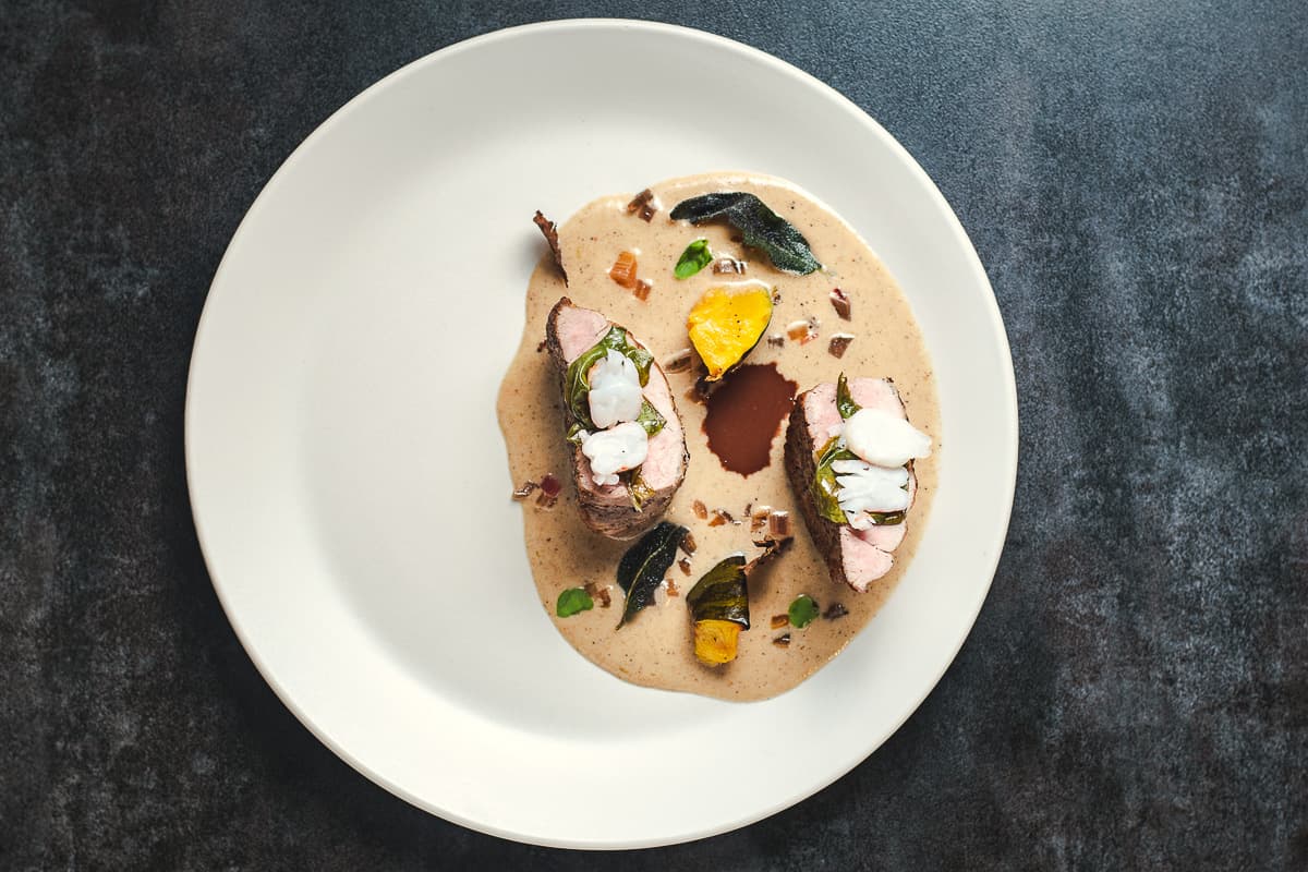 Moody Elbarasi of the Coronet's submission for the Art of Plating (Credit: Jackie Tran)