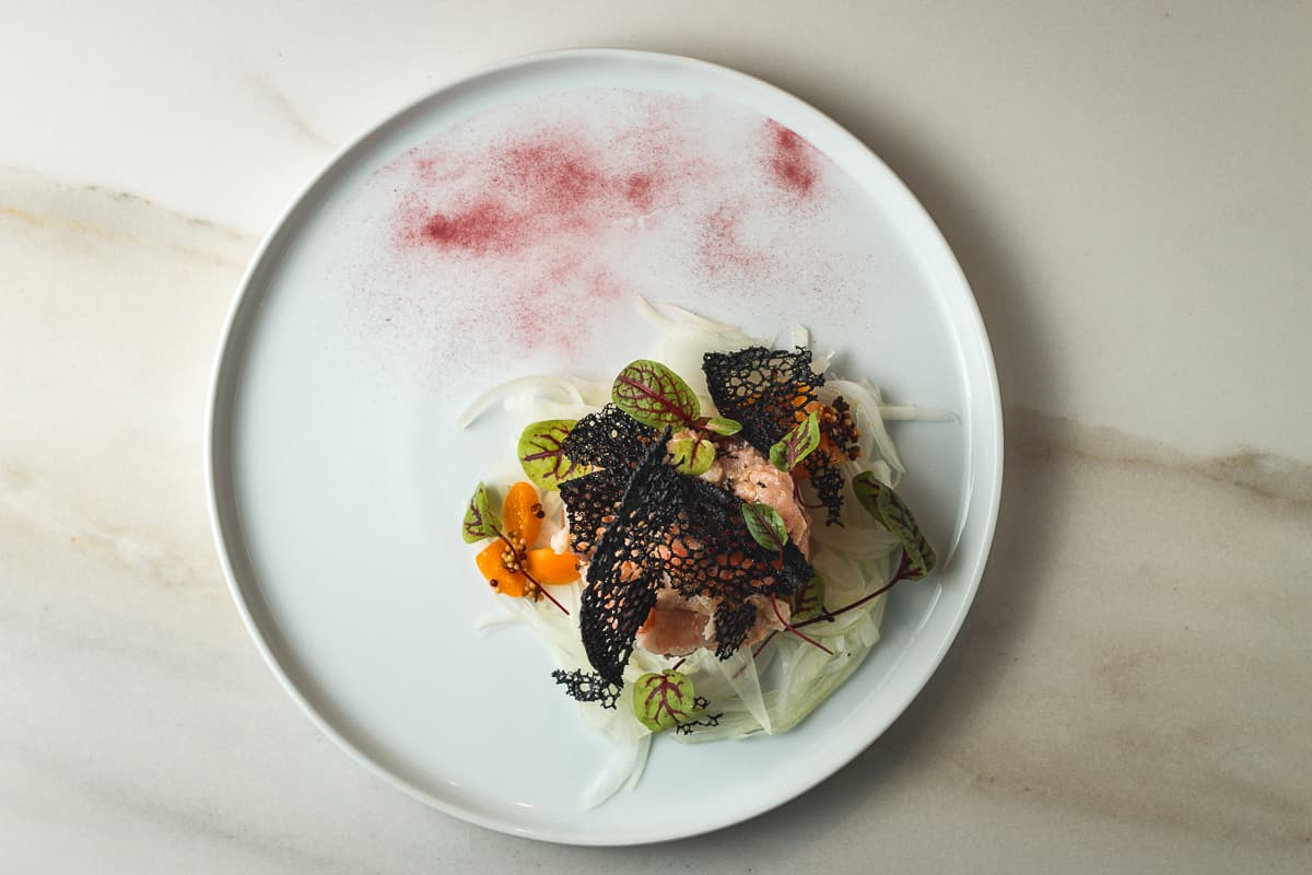 Art of Plating dish by Maria Mazon of BOCA Tacos y Tequila (Photo by Jackie Tran)