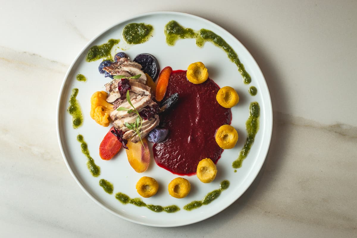 Art of Plating dish by Erika Bostick from Fonda La Hermanita (Photo by Jackie Tran)