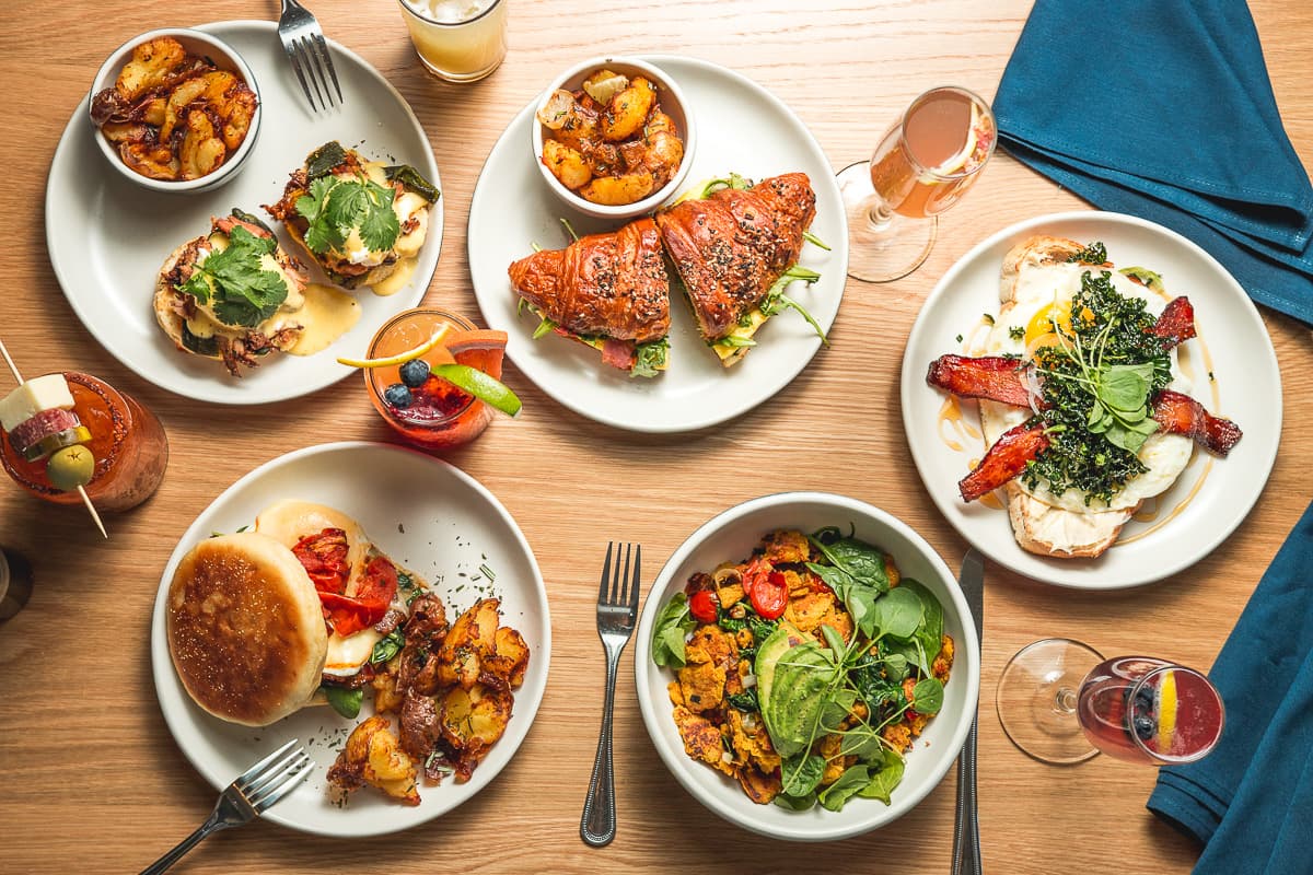 Assorted dishes at Prep & Pastry (Credit: Jackie Tran)