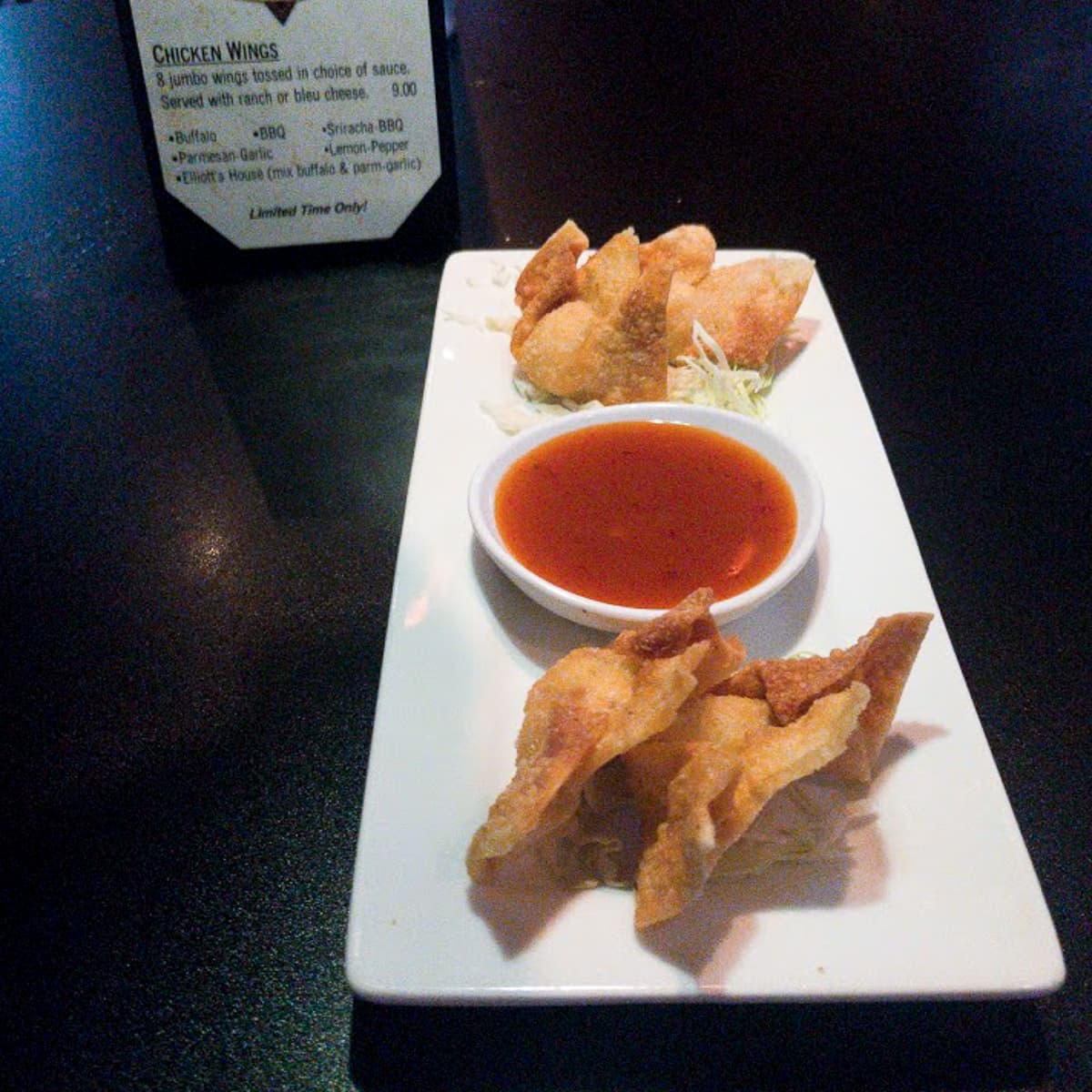 Bacon Rangoons at Elliott's on Congress (Credit: Adilene Ibarra)