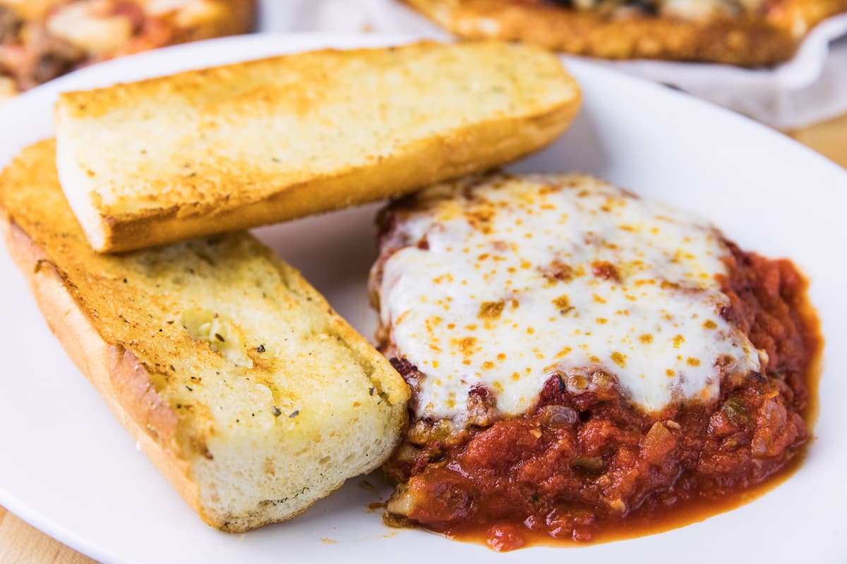 Lasagna at Fresco Pizzeria & Pastaria (Credit: Taylor Noel Photography)