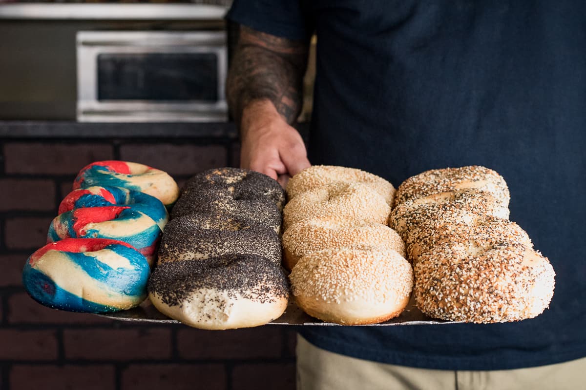 Bagels at the Bagel Joint (Credit: Jackie Tran)