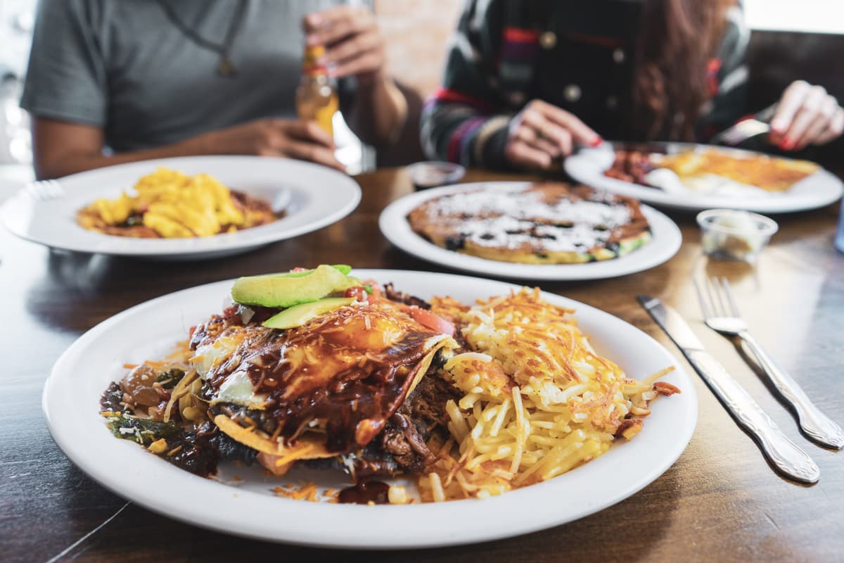 Huevos Rancheros at Baja Cafe
