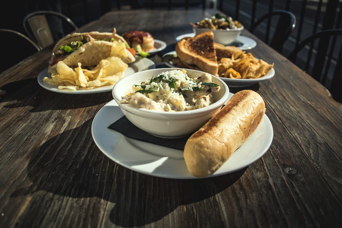 Rotini Alfredo at Batch Cafe & Bar (Credit: Jackie Tran)