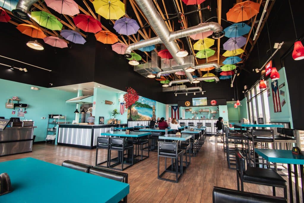Interior at Batey Puerto Rican Gastronomy (Photo by Jackie Tran)