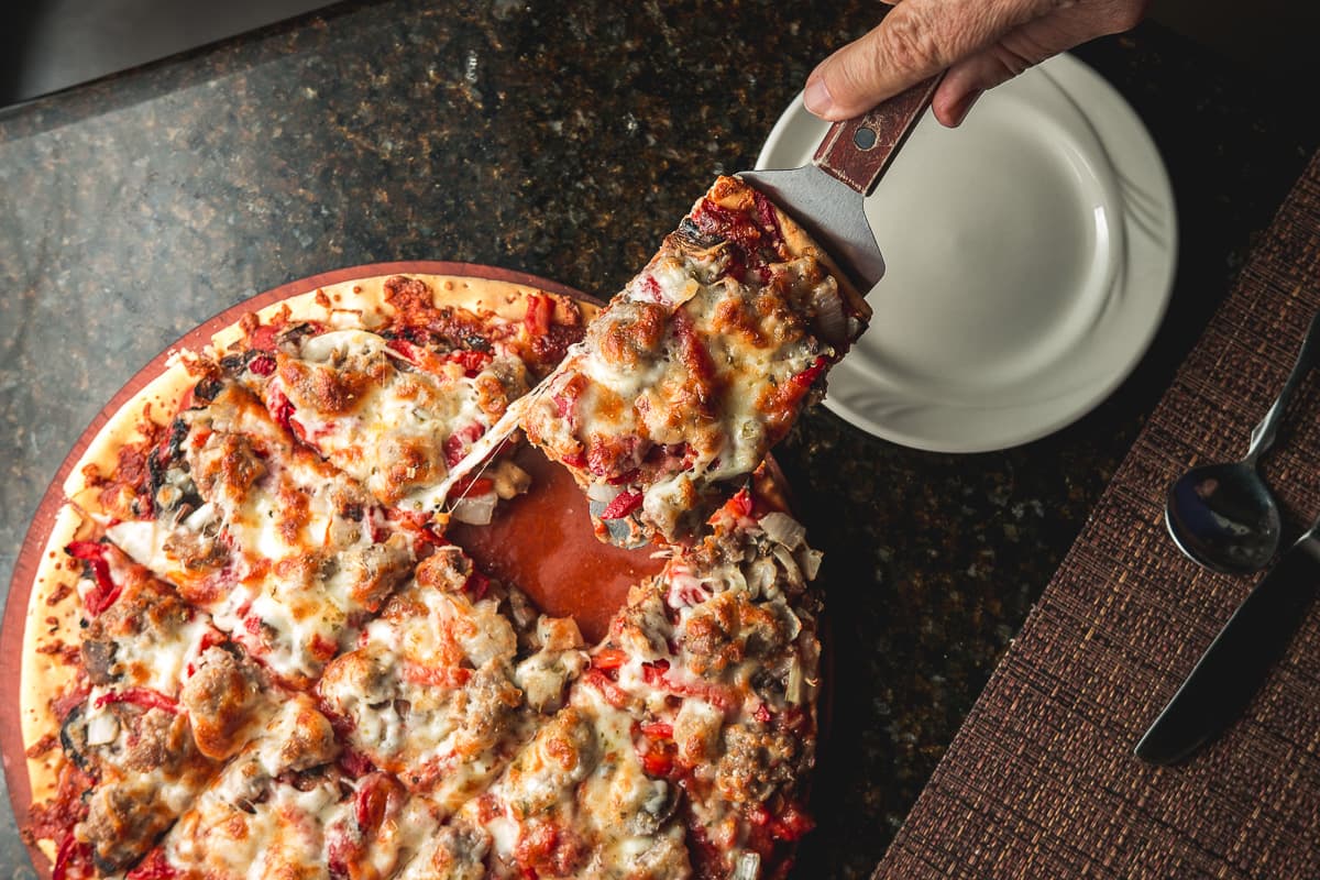 Bazil's Special Pizza at Bazil's