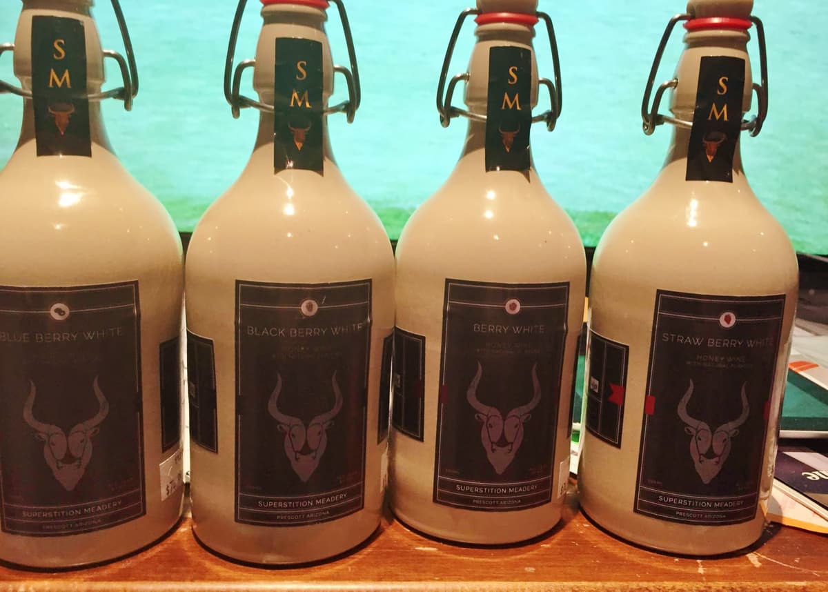 Superstition Meadery Berry White Series