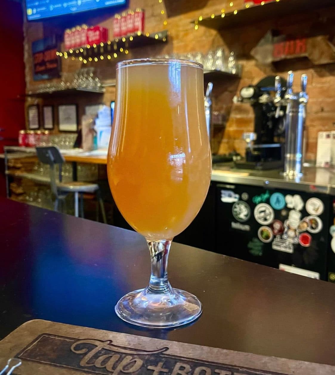 Belgian tulip glass at Tap & Bottle (Photo courtesy of Tap & Bottle)