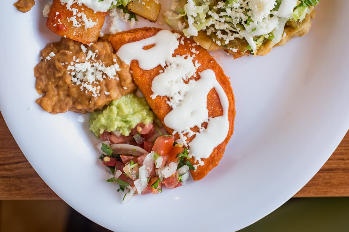 Taco rojo at Benny's Restaurant (Credit: Jackie Tran)