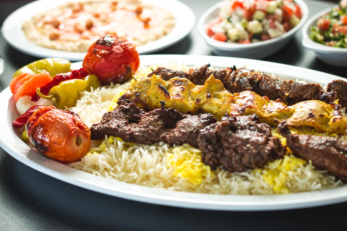 Kababs at Just Kabab (Credit: Jackie Tran)