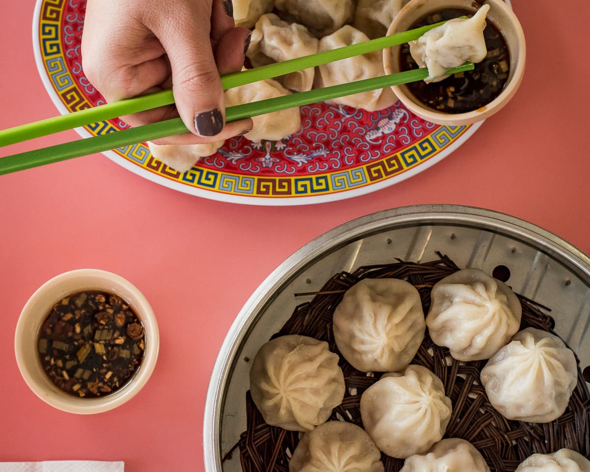 Shrimp Dumplings and Pork Steamed Buns at China Pasta House (Credit: Jackie Tran)