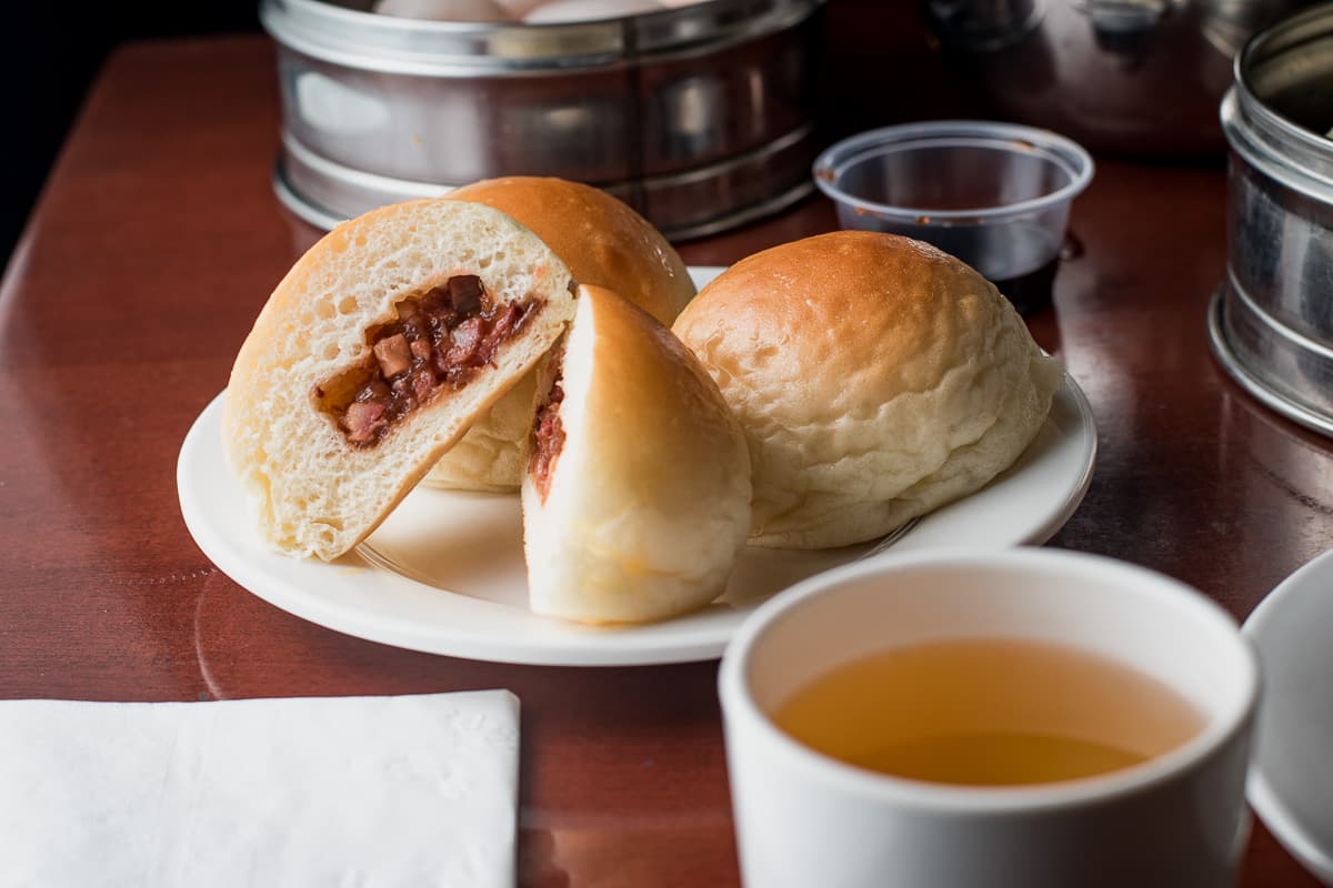 Baked BBQ Pork Bun at Sushi Lounge (Credit: Jackie Tran)