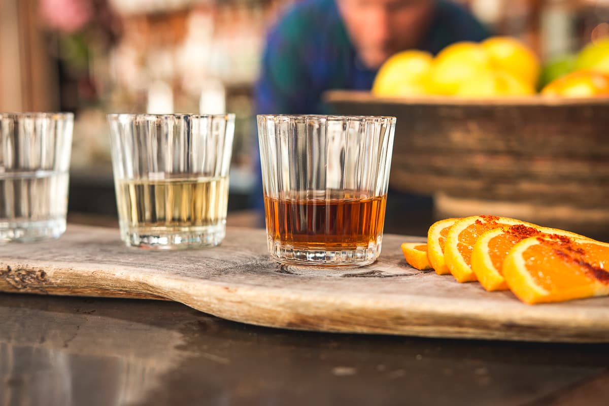 Mezcal flight at Penca (Credit: Jackie Tran)