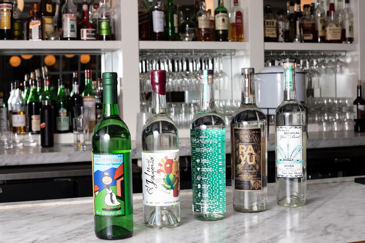 Mezcales at Agustin Kitchen (Credit: Jaime Lawhorn)