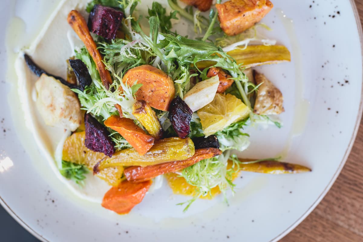Roasted Veggie Salad at BIRD Modern Provisions & Bar (Credit: Jackie Tran)