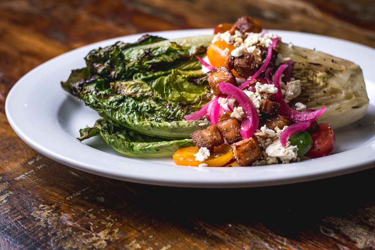 Charred Romaine Wedge Salad at Charro Steak (Credit: Jackie Tran)
