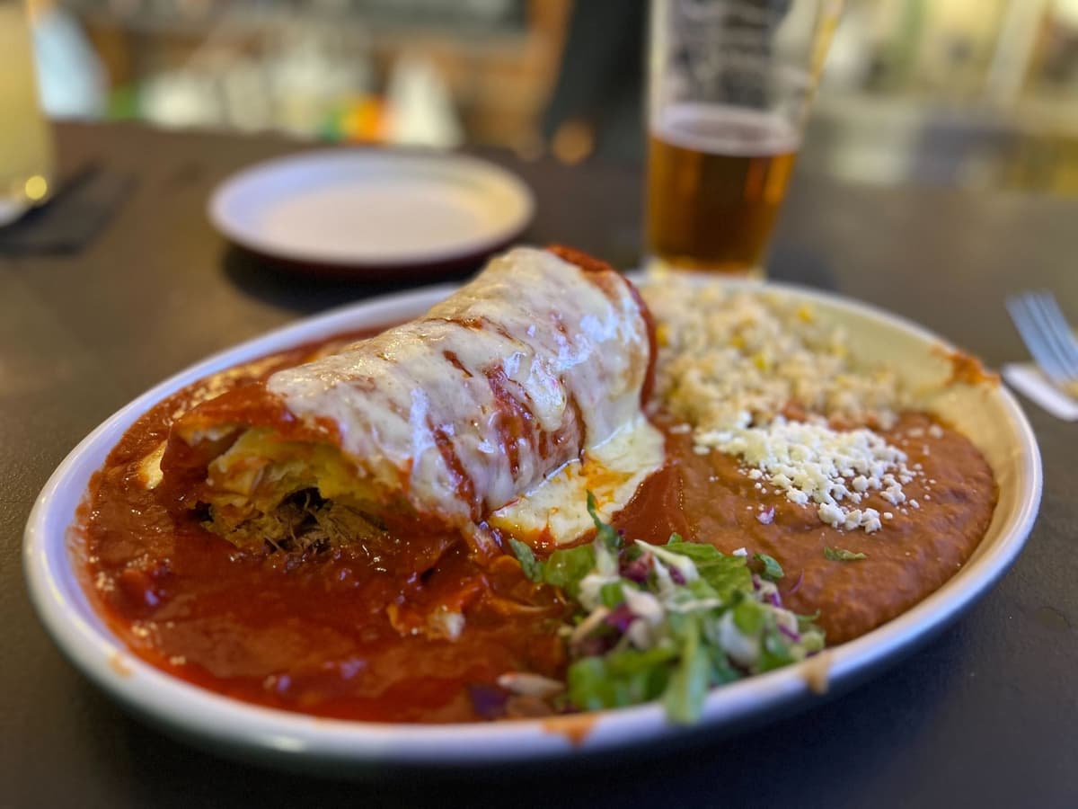 Chimichanga at El Chinito Gordo (Photo by Matt Sterner)