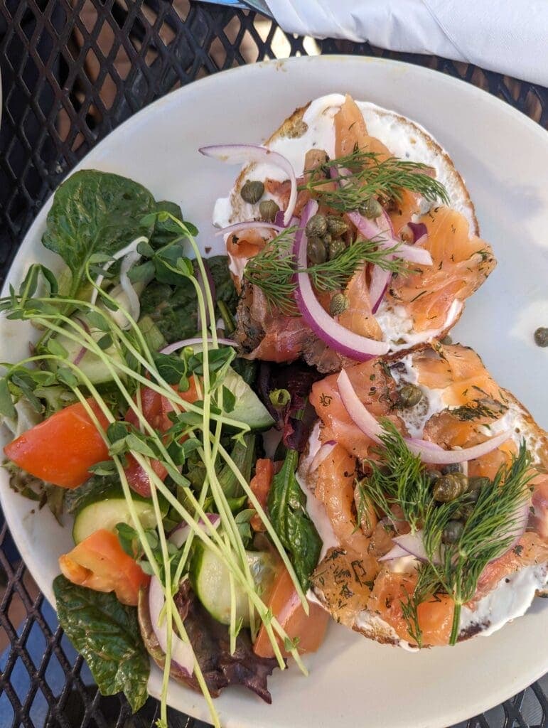 a plate of food