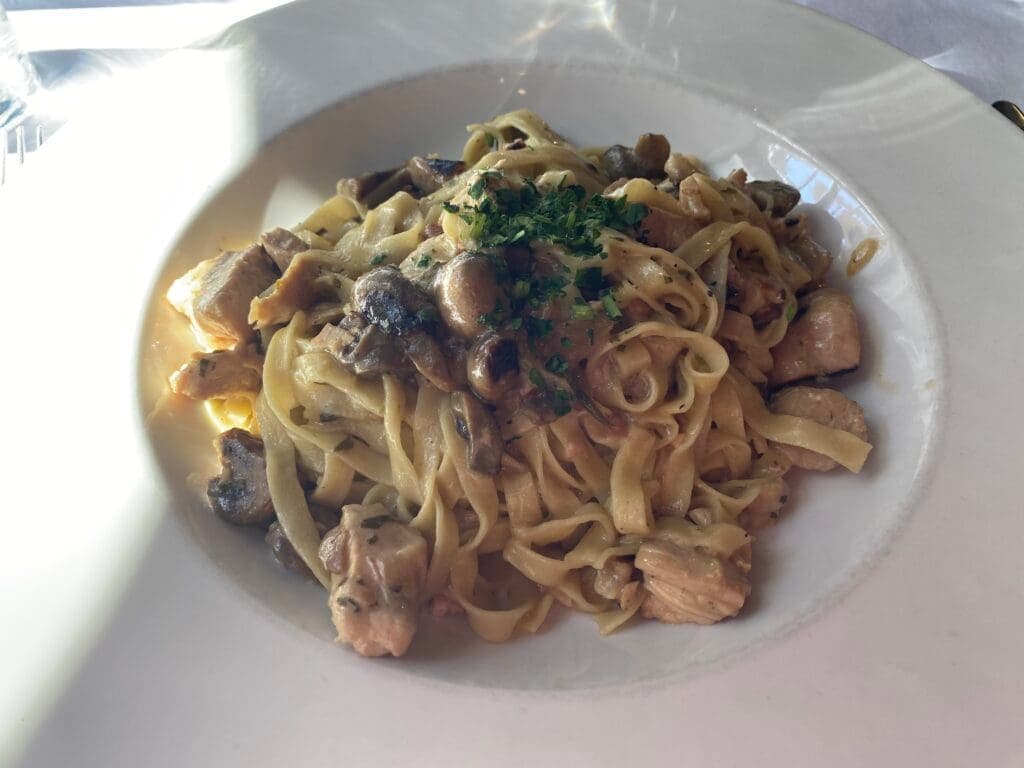 a plate of food
