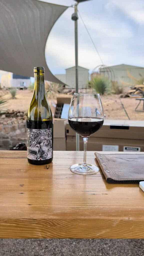 The wild Syrah from Rune Winery (Photo Addie Ibarra)