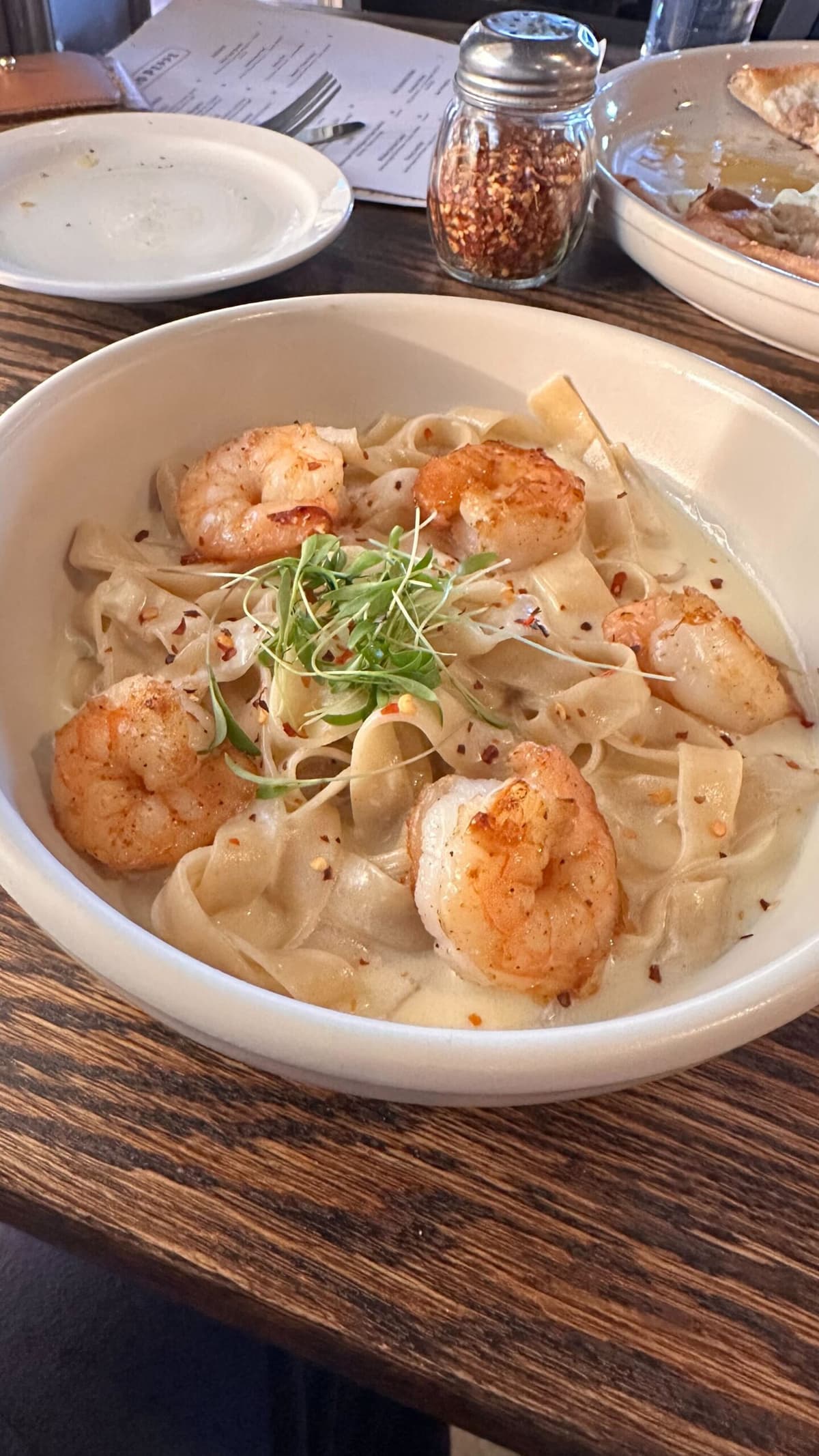 Shrimp Fettuccine Alfredo at Zio Peppe (Photo by Da'Lice Shepard)