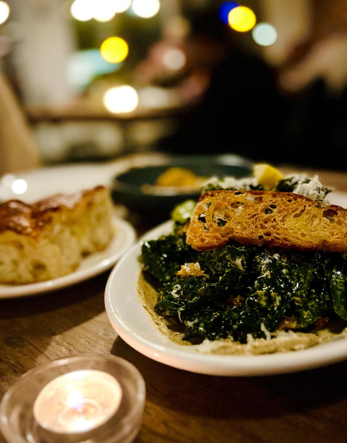 Kale Caesar Salad at 5 Points (Photo by Feng-Feng Yeh)