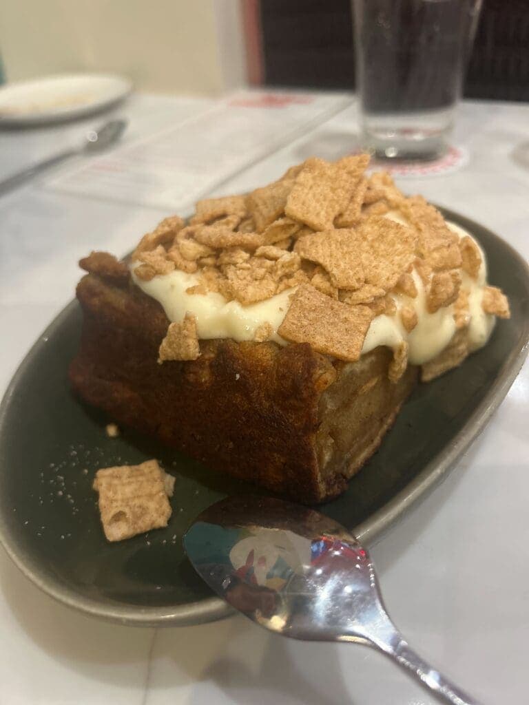 a piece of cake on a plate