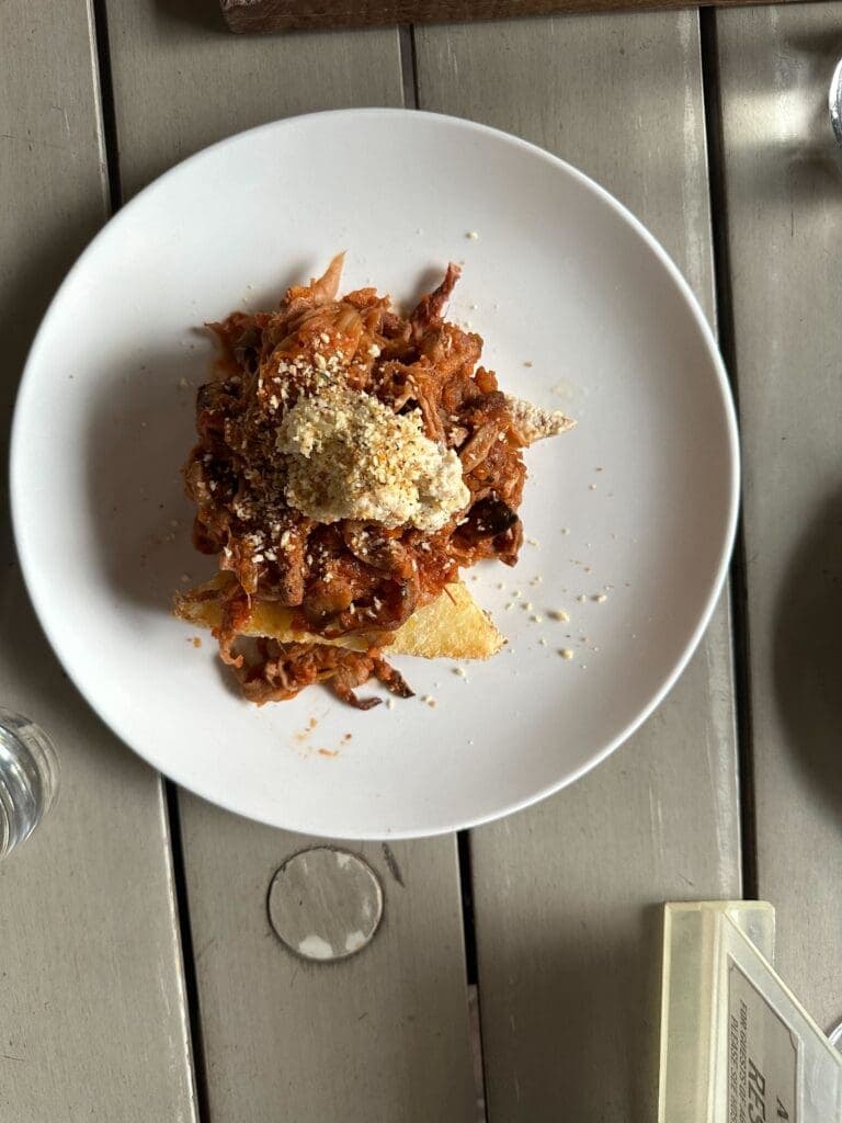 a bowl of food on a plate