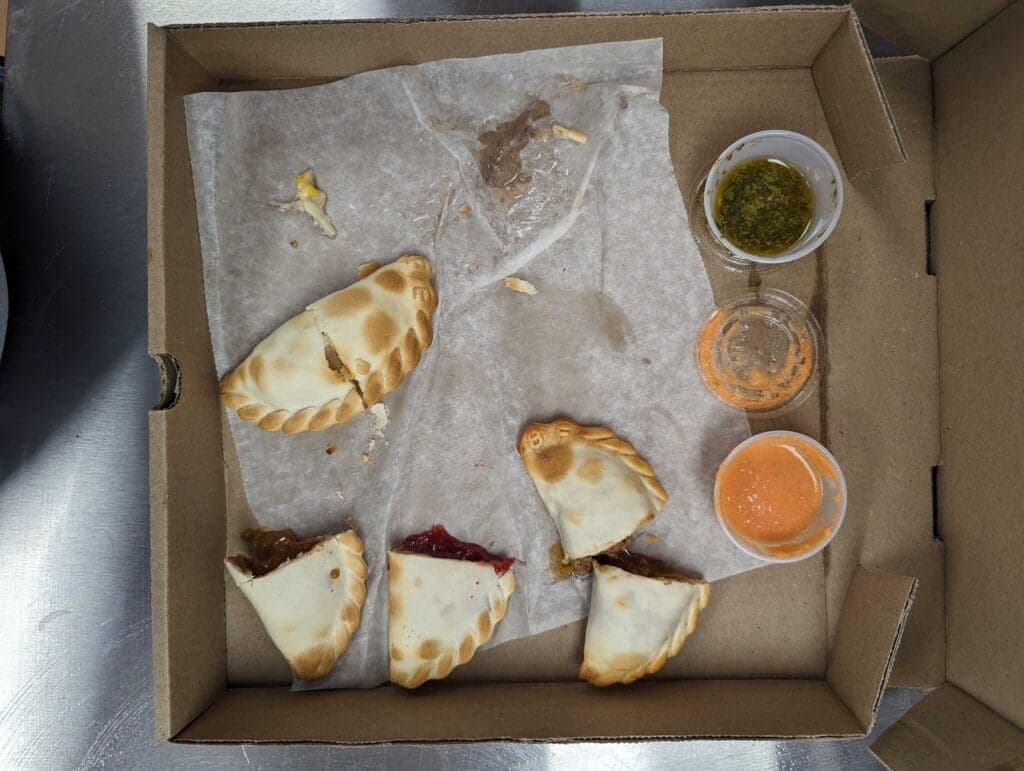 a box filled with different types of food