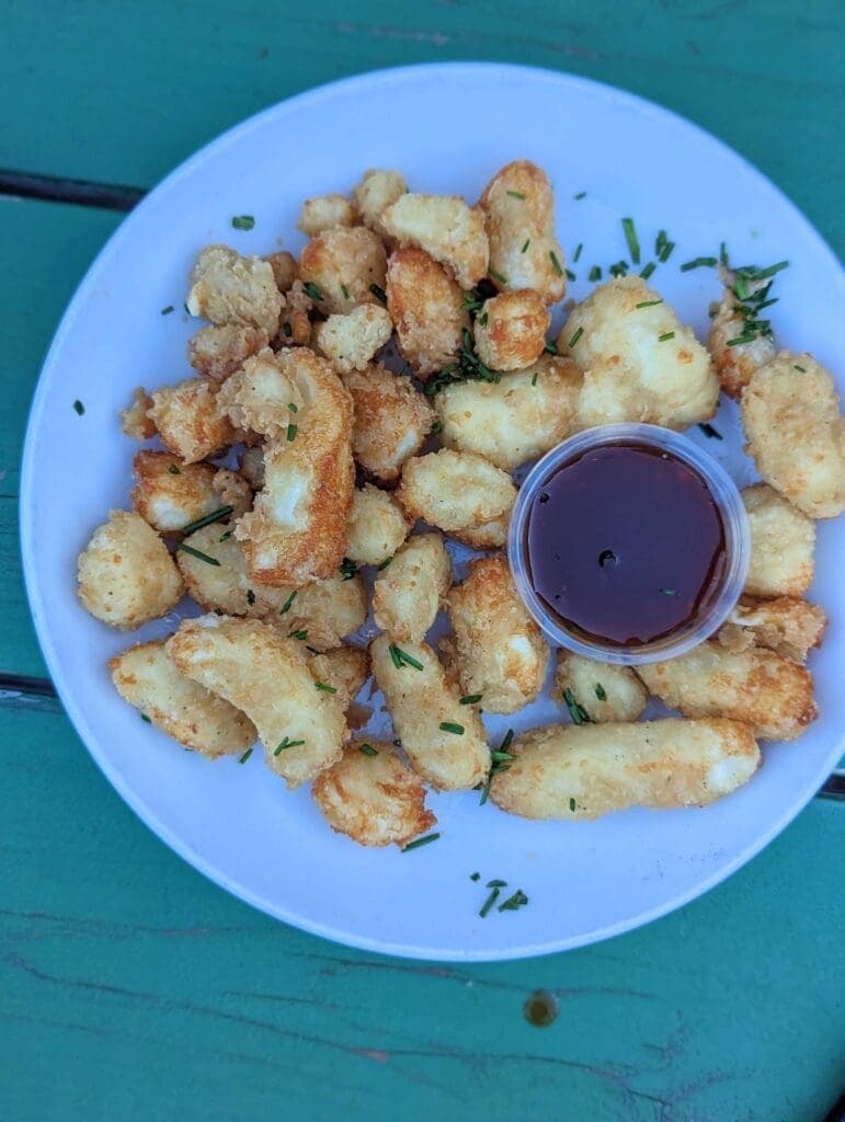 a plate of food