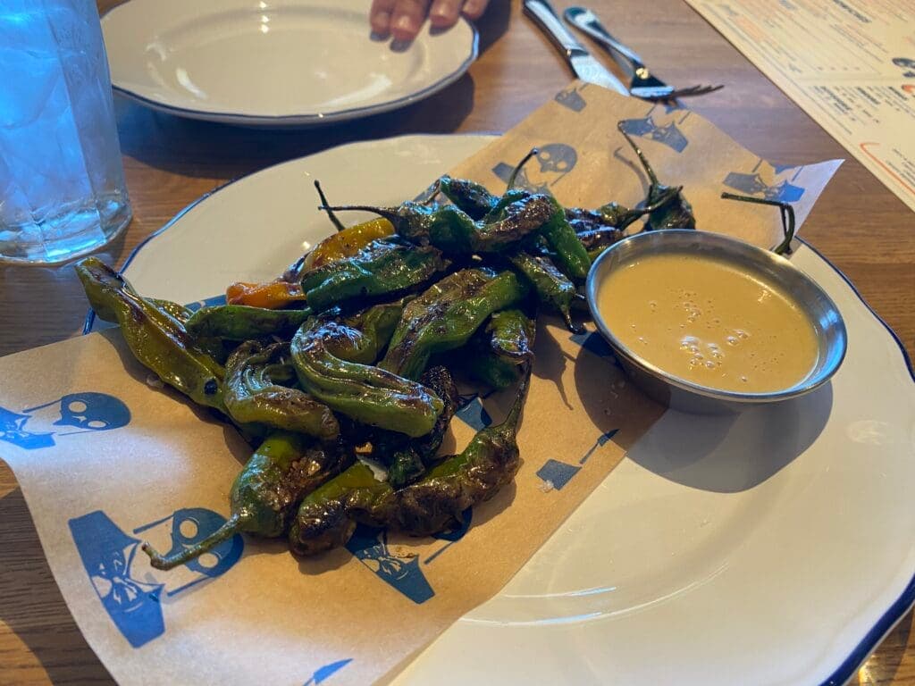 a plate of food on a table