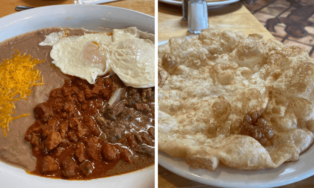 a plate of food