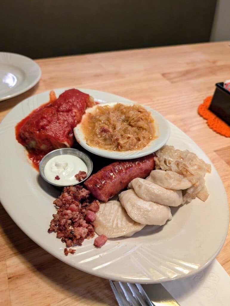Combo for 1 at Polish Cottage (Photo by Addie Ibarra)