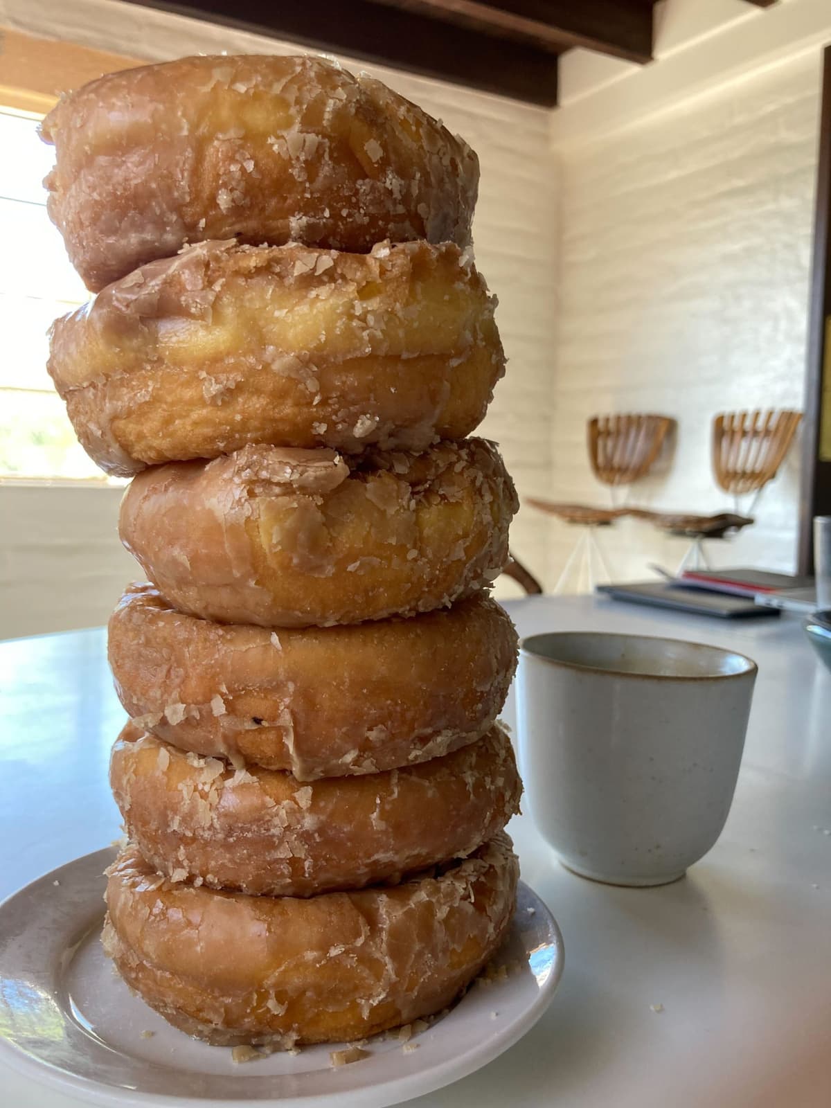 Glazed Doughnuts at La Estrella Bakery