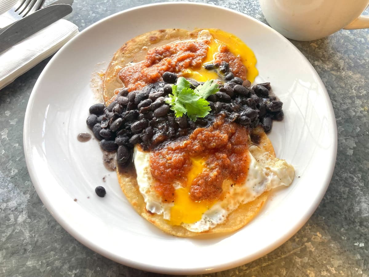 Huevos Rancheros at Tooley's Cafe (Photo by Matt Sterner)