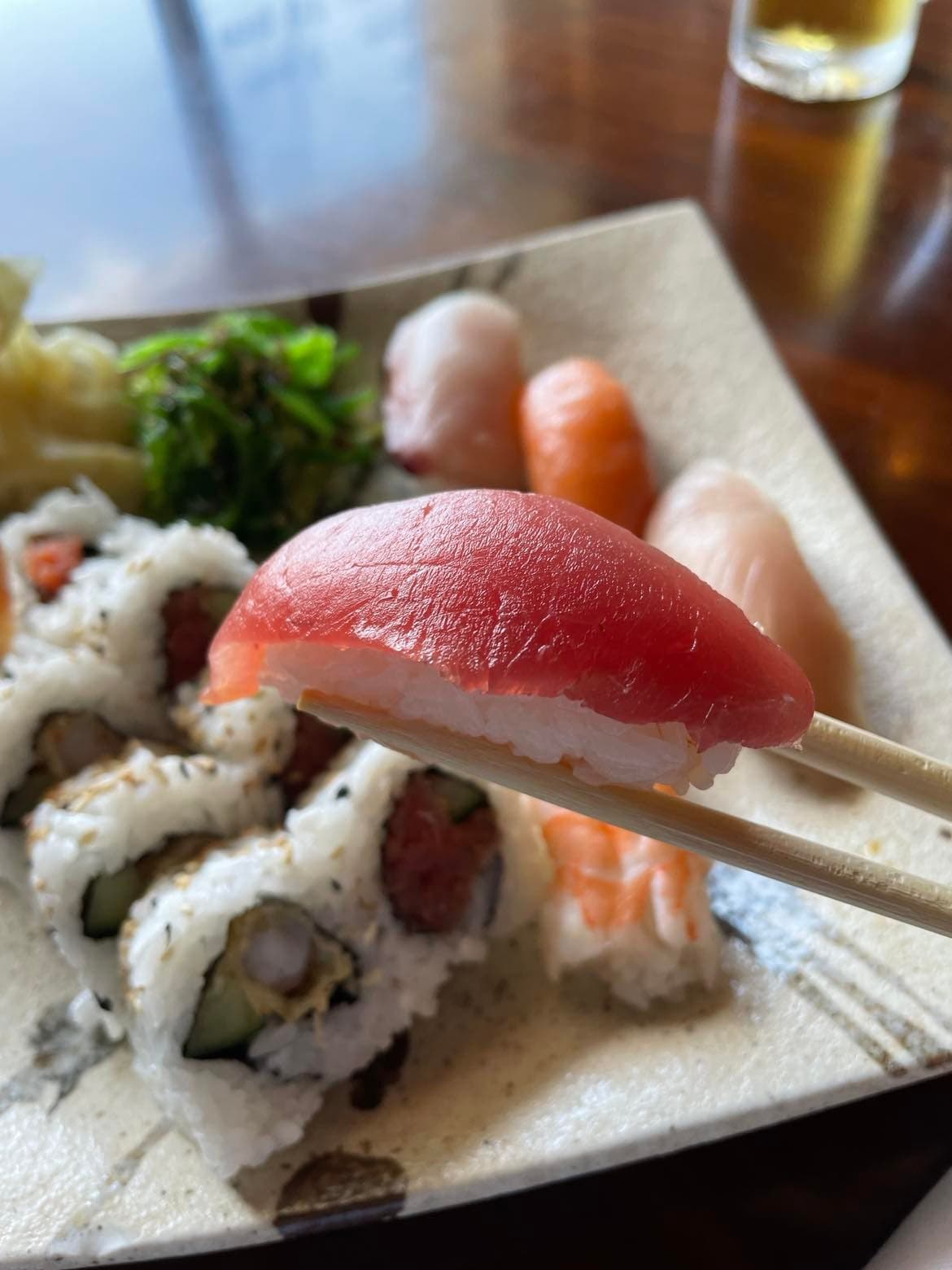 Ahi Tuna Nigiri from Yoshimatsu