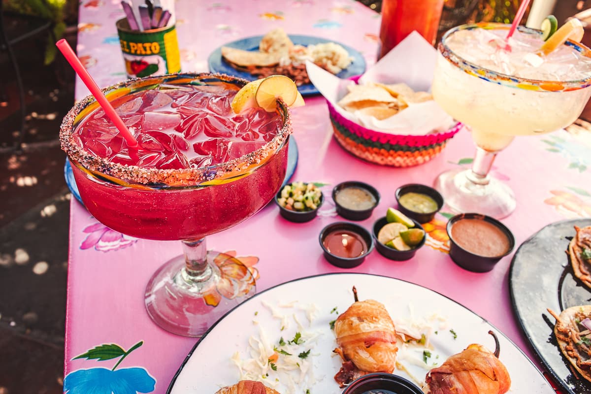 Prickly Pear Margarita at La Botana Tacos + Patios + Amigos (Credit: Jackie Tran)